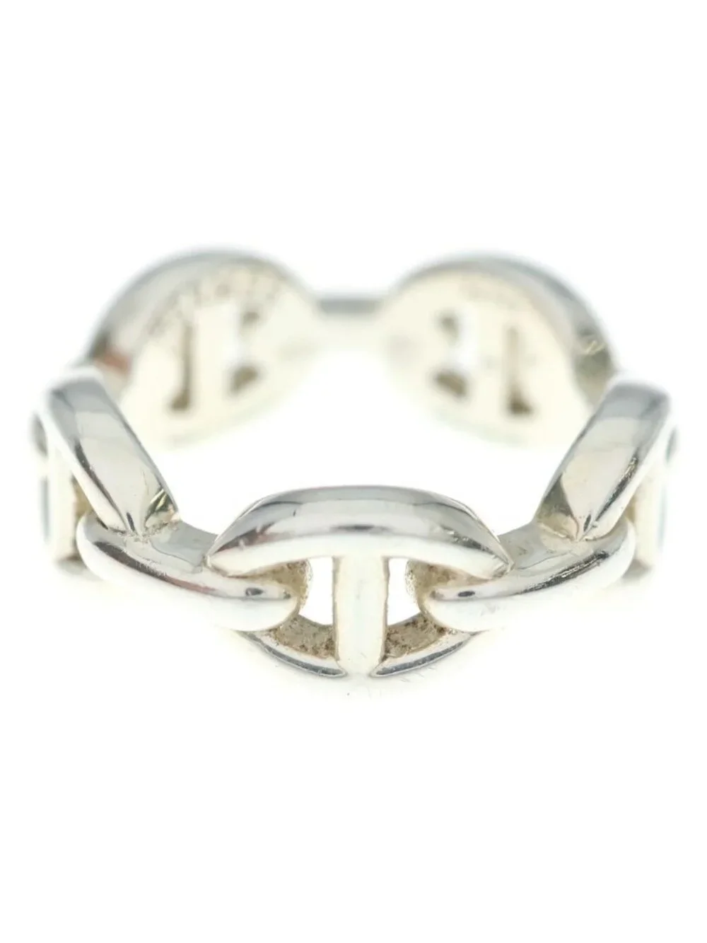 Hermes Enchainee Ring Silver